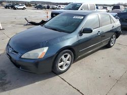 Salvage cars for sale from Copart Grand Prairie, TX: 2005 Honda Accord EX
