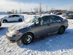 Salvage cars for sale at Montreal Est, QC auction: 2006 Toyota Corolla CE
