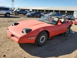 Chevrolet salvage cars for sale: 1985 Chevrolet Corvette