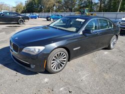 Salvage cars for sale at Eight Mile, AL auction: 2011 BMW 750 LI