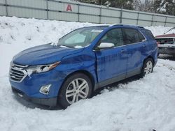 Salvage cars for sale at Davison, MI auction: 2019 Chevrolet Equinox Premier