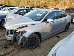 Salvage cars for sale at North Billerica, MA auction: 2017 Ford Fusion SE Hybrid