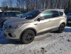 Salvage cars for sale from Copart Candia, NH: 2017 Ford Escape SE