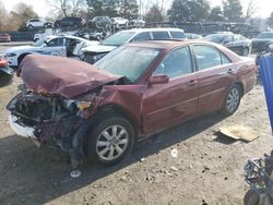 Toyota salvage cars for sale: 2004 Toyota Camry LE