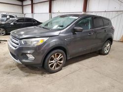Salvage cars for sale from Copart Pennsburg, PA: 2017 Ford Escape SE