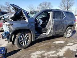 Chevrolet salvage cars for sale: 2018 Chevrolet Traverse LT