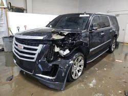 Salvage cars for sale from Copart Montgomery, AL: 2015 Cadillac Escalade ESV Luxury