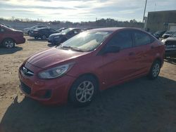 Salvage cars for sale from Copart Fredericksburg, VA: 2012 Hyundai Accent GLS
