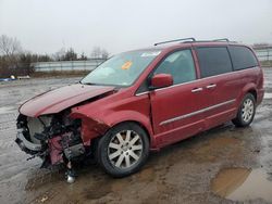 Salvage cars for sale from Copart Columbia Station, OH: 2015 Chrysler Town & Country Touring