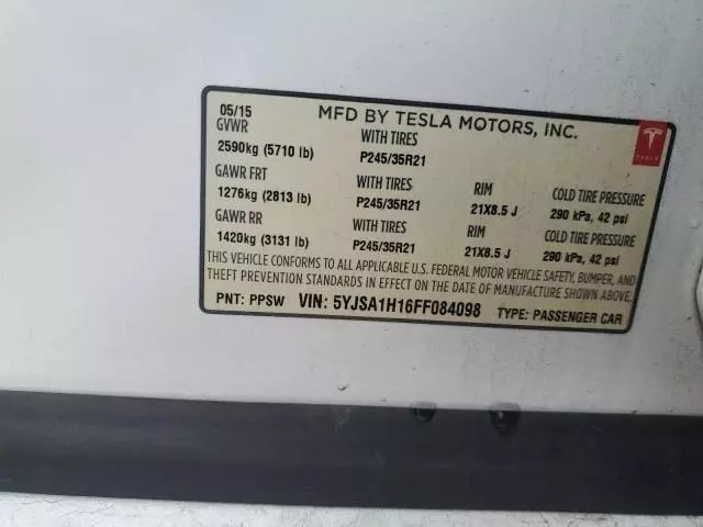 2015 Tesla Model S 85