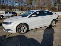 Salvage cars for sale at Austell, GA auction: 2015 Chrysler 200 Limited