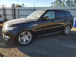 Salvage cars for sale at Harleyville, SC auction: 2016 Land Rover Range Rover Sport HSE