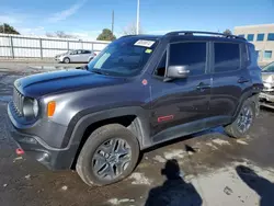 Carros salvage sin ofertas aún a la venta en subasta: 2018 Jeep Renegade Trailhawk