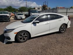 Salvage cars for sale from Copart Kapolei, HI: 2017 Honda Civic LX