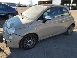 Salvage cars for sale from Copart Phoenix, AZ: 2012 Fiat 500 Lounge