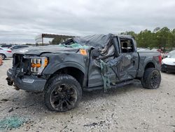 Ford salvage cars for sale: 2021 Ford F150 Supercrew