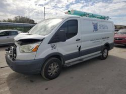 Salvage trucks for sale at Orlando, FL auction: 2016 Ford Transit T-250