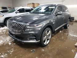 Salvage cars for sale at Elgin, IL auction: 2021 Genesis GV80 Base