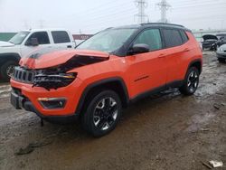 Salvage cars for sale at Elgin, IL auction: 2017 Jeep Compass Trailhawk