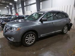 Salvage cars for sale from Copart Ham Lake, MN: 2015 Nissan Pathfinder S