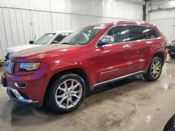 Jeep Grand Cherokee salvage cars for sale: 2014 Jeep Grand Cherokee Summit