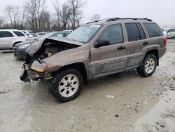 Salvage cars for sale at Cicero, IN auction: 2001 Jeep Grand Cherokee Laredo