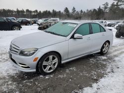 Mercedes-Benz C 300 4matic salvage cars for sale: 2011 Mercedes-Benz C 300 4matic