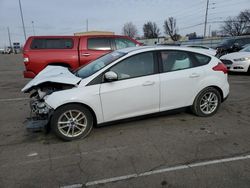 Salvage cars for sale at Moraine, OH auction: 2017 Ford Focus SE