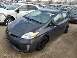 Salvage cars for sale at Bridgeton, MO auction: 2014 Toyota Prius