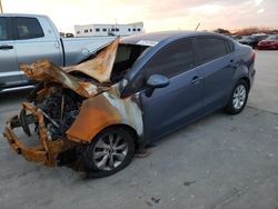 Salvage cars for sale at Grand Prairie, TX auction: 2016 KIA Rio EX