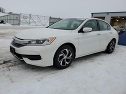 Salvage cars for sale from Copart Mcfarland, WI: 2017 Honda Accord LX