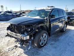 Salvage cars for sale at Chicago Heights, IL auction: 2017 Toyota Highlander Limited