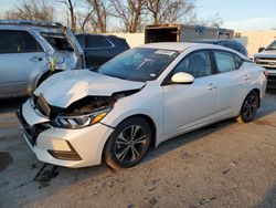 Nissan salvage cars for sale: 2021 Nissan Sentra SV