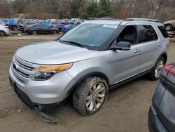 Salvage cars for sale at North Billerica, MA auction: 2013 Ford Explorer XLT