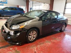 Salvage cars for sale from Copart Angola, NY: 2012 Honda Civic LX