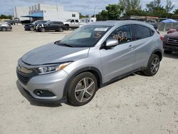 Salvage cars for sale at Opa Locka, FL auction: 2022 Honda HR-V EX