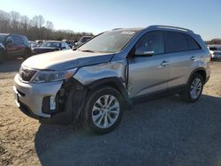 Salvage cars for sale from Copart Mocksville, NC: 2015 KIA Sorento EX