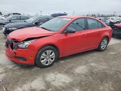 Salvage cars for sale at Indianapolis, IN auction: 2014 Chevrolet Cruze LS