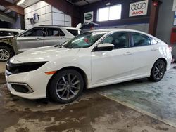 Salvage cars for sale at Assonet, MA auction: 2019 Honda Civic EXL