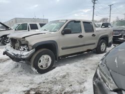 Salvage cars for sale from Copart Chicago Heights, IL: 2004 Chevrolet Colorado