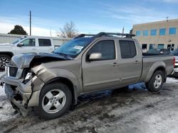 Salvage cars for sale from Copart Littleton, CO: 2008 Nissan Frontier Crew Cab LE