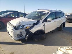 Salvage cars for sale at Grand Prairie, TX auction: 2019 Ford Escape Titanium