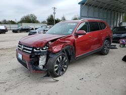 Salvage cars for sale from Copart Midway, FL: 2019 Volkswagen Atlas SEL Premium