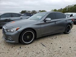 Salvage cars for sale from Copart Houston, TX: 2015 Infiniti Q50 Base