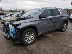 Salvage cars for sale from Copart Fort Wayne, IN: 2021 Chevrolet Traverse LS