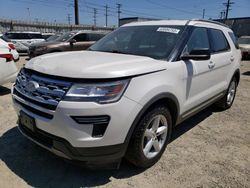 Salvage cars for sale from Copart Los Angeles, CA: 2019 Ford Explorer XLT