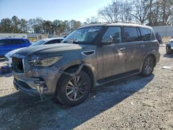 Salvage cars for sale at Fairburn, GA auction: 2021 Infiniti QX80 Luxe