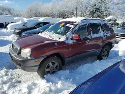Salvage cars for sale from Copart North Billerica, MA: 2007 Hyundai Santa FE GLS