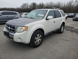 Salvage cars for sale from Copart Glassboro, NJ: 2012 Ford Escape Limited