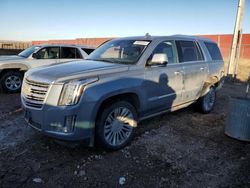 Salvage cars for sale from Copart Rapid City, SD: 2016 Cadillac Escalade Platinum